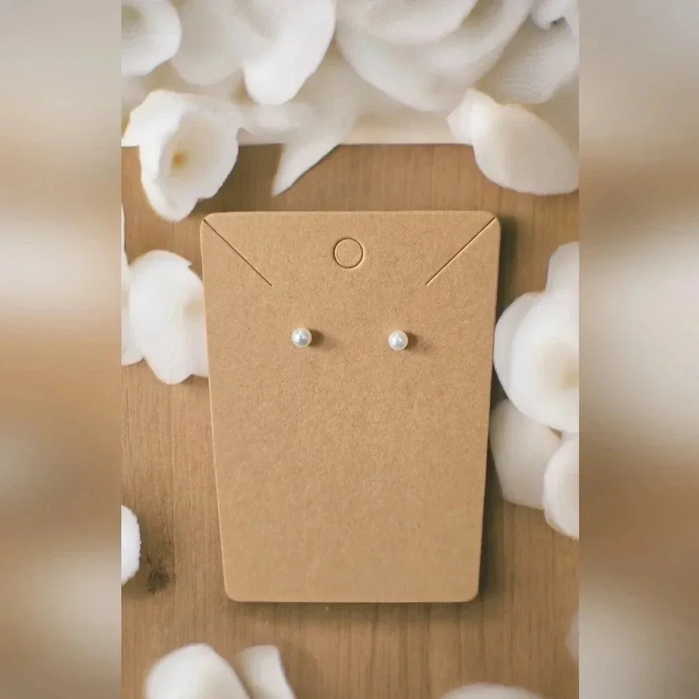 Mini Faux Pearl Stud Earrings